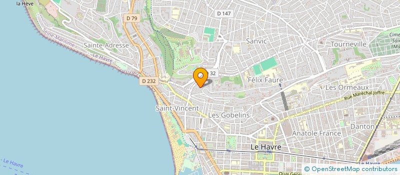 localisation de l'entreprise PAS A PAS à LE HAVRE