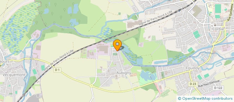 localisation de l'entreprise PAS A PAS  AUBIGNY