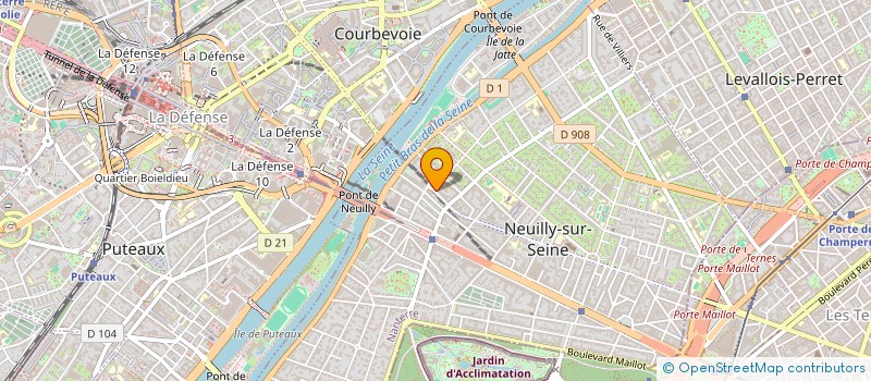 localisation de l'entreprise PAS A PAS à NEUILLY-SUR-SEINE