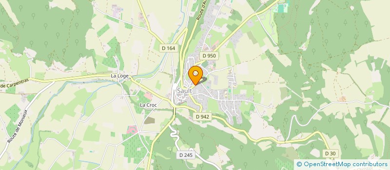 localisation de l'entreprise PAS A PAS  SAULT