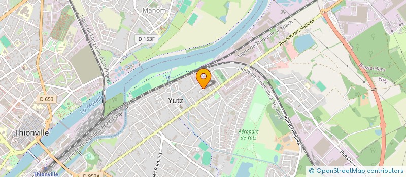 localisation de l'entreprise PAS A PAS ACCOMPAGNEMENT PETITE ENFANCE  YUTZ