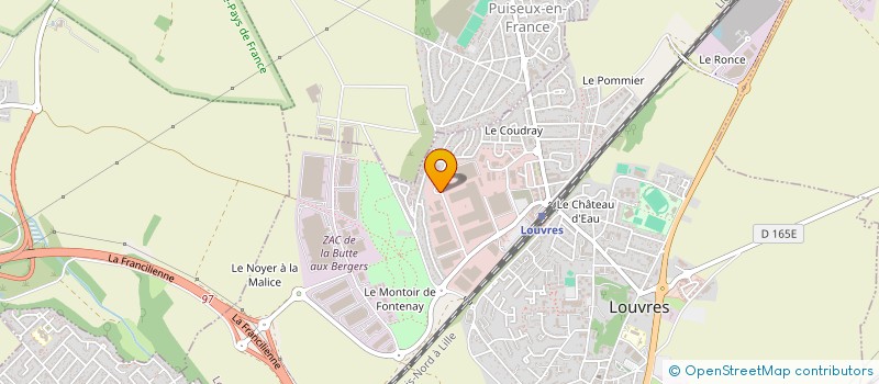 localisation de l'entreprise PAS A PAS CHAUSSURES  LOUVRES