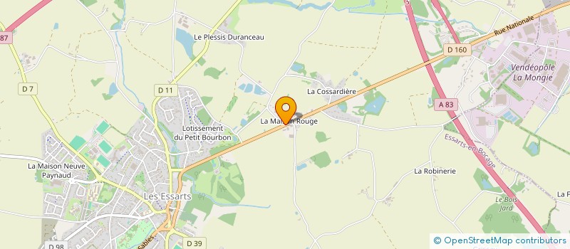 localisation de l'entreprise PAS A PAS - COORDINATION DU TELETHON ESSARTAIS à ESSARTS-EN-BOCAGE