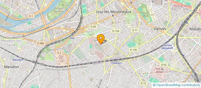 localisation de l'entreprise PAS A PAS PRESENCES ANIMEES DU SOUFFLE à ISSY-LES-MOULINEAUX