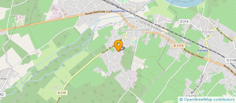 localisation de l'entreprise PAS A PAS VERS L'AVENTURE  CASTRES-GIRONDE