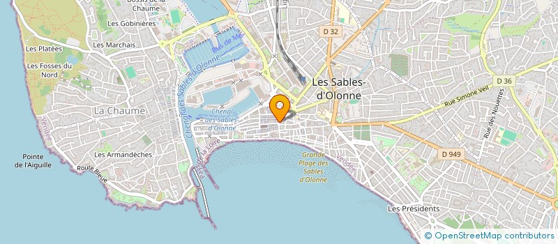 localisation de l'entreprise PAS-CLA à LES SABLES D'OLONNE