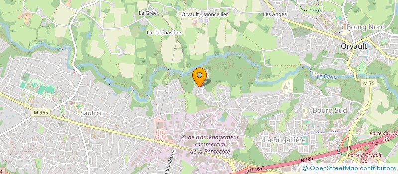 localisation de l'entreprise PAS D'BRAS PAS D'CHOCOLAT à ORVAULT
