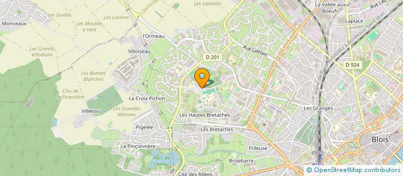 localisation de l'entreprise PAS D'ENFANT A LA RUE - 41  BLOIS