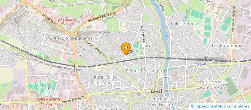 localisation de l'entreprise PAS D'HOM PAS D'HOM  LAVAL