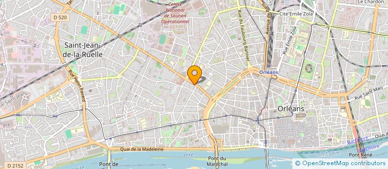 localisation de l'entreprise PAS DE BAS'ART à ORLEANS