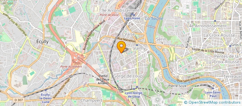 localisation de l'entreprise PAS DE DANSE ENTRE NOUS  LYON