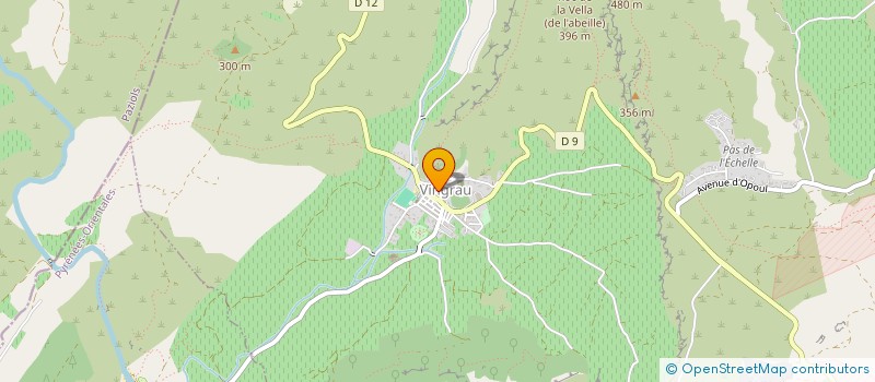 localisation de l'entreprise PAS DE L'ESCALA  VINGRAU