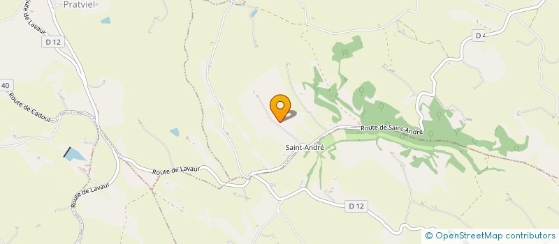 localisation de l'entreprise PAS DE LOUP  TEYSSODE