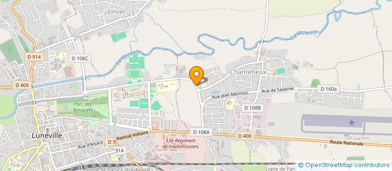 localisation de l'entreprise PAS DE PANIQUE 112  CHANTEHEUX