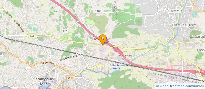 localisation de l'entreprise PAS DE SOUCIS SERVICES à SANARY-SUR-MER