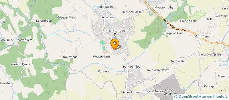 localisation de l'entreprise PAS DE TOIT SANS MOI  SAINT-EVARZEC