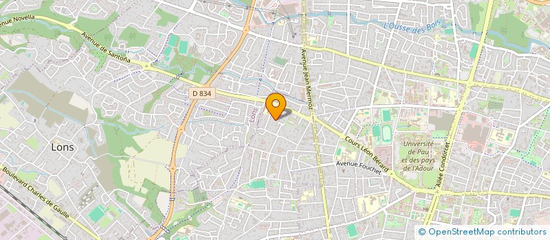 localisation de l'entreprise PAS FOU à BILLERE