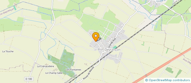 localisation de l'entreprise PAS GAUTHIER  PRIN-DEYRANCON