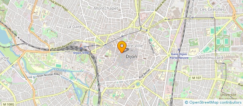 localisation de l'entreprise PAS-MONTAGNE à DIJON