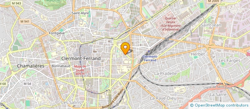 localisation de l'entreprise PAS PIRE  CLERMONT-FERRAND