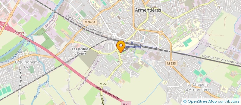 localisation de l'entreprise PAS-SAGE HUMAN EXPERIENCE à LA CHAPELLE-D'ARMENTIERES