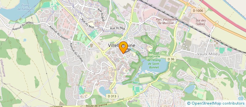 localisation de l'entreprise PAS SANS MES ENFANTS 38069  VILLEFONTAINE