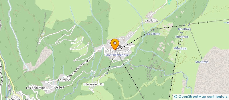 localisation de l'entreprise PAS SANS PEINE  VAUJANY