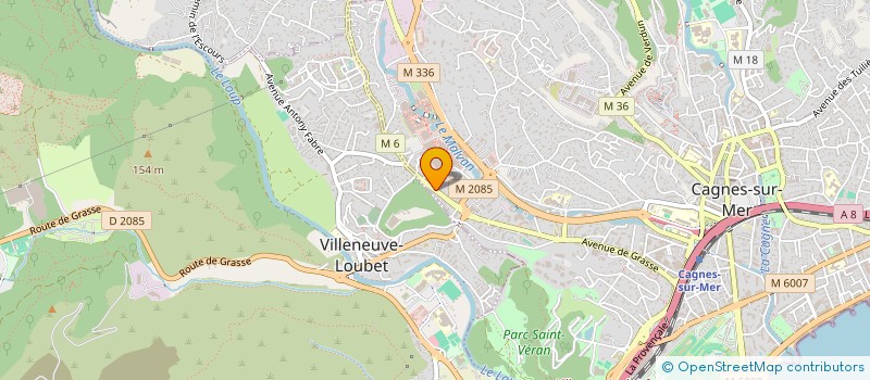 localisation de l'entreprise PAS SI SAGES à CAGNES-SUR-MER