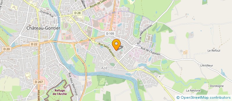 localisation de l'entreprise PAS T EMBETON à CHATEAU-GONTIER-SUR-MAYENNE