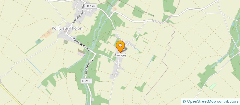 localisation de l'entreprise PAS UN PLI à POILLY-SUR-THOLON