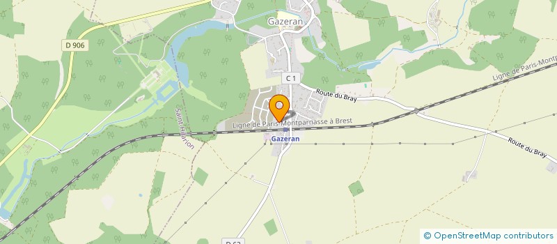 localisation de l'entreprise PAS Z'A PAS  GAZERAN