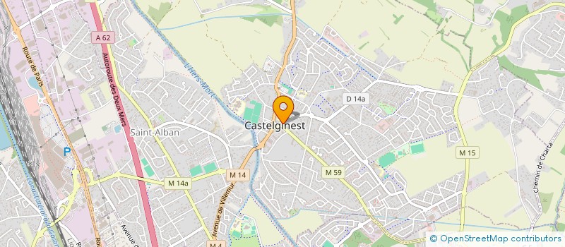 localisation de l'entreprise PAS ZA PAS à CASTELGINEST