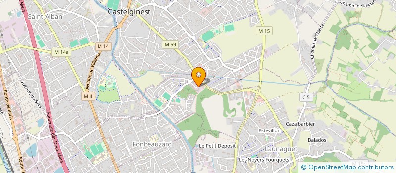 localisation de l'entreprise PAS2BUGS à FONBEAUZARD