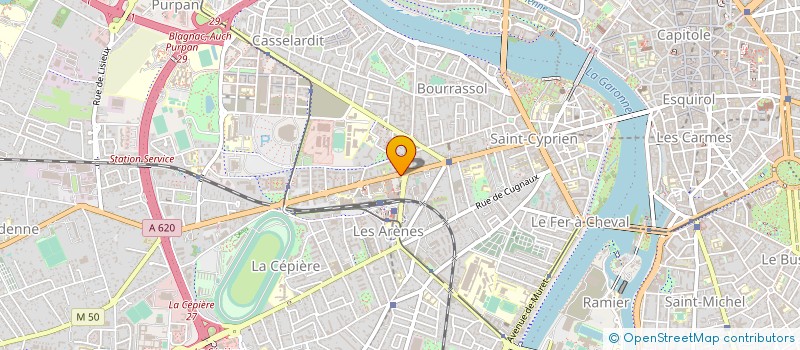 localisation de l'entreprise PAS2BUGS INFORMATIQUE à TOULOUSE