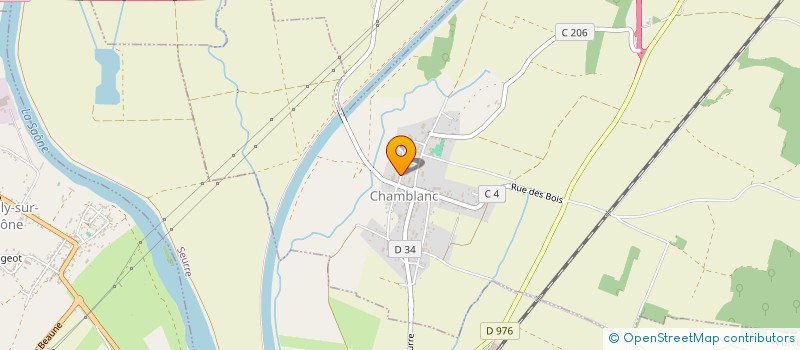 localisation de l'entreprise PASA -4M  CHAMBLANC