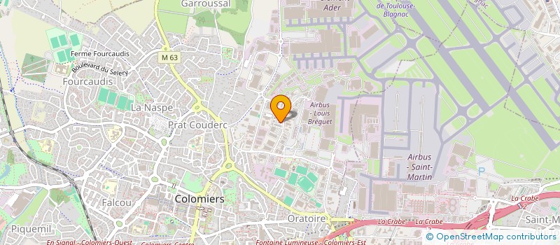 localisation de l'entreprise PASA BEATRICE ET LAURENCE à COLOMIERS