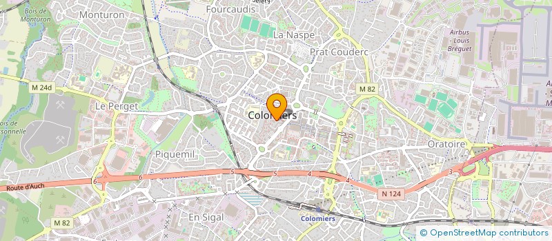 localisation de l'entreprise PASAC  COLOMIERS