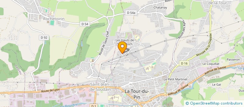 localisation de l'entreprise PASALINO  LA TOUR-DU-PIN