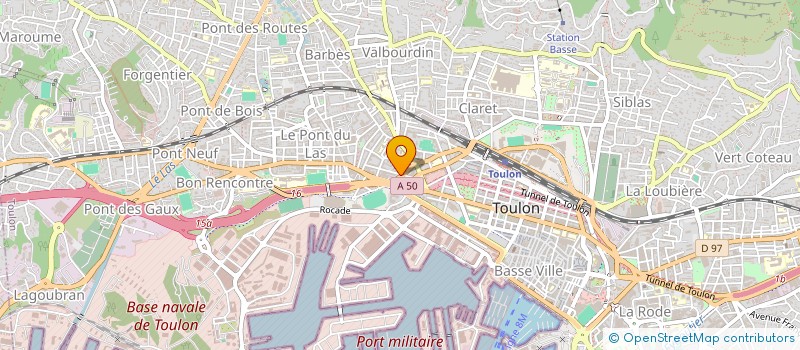 localisation de l'entreprise PASAMA  TOULON