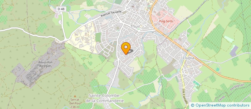 localisation de l'entreprise PASAME  FOURQUES