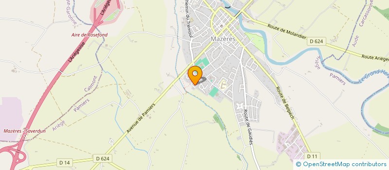 localisation de l'entreprise PASANAMA à MAZERES