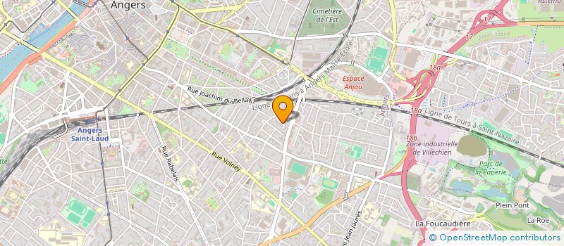 localisation de l'entreprise PASANJA à ANGERS