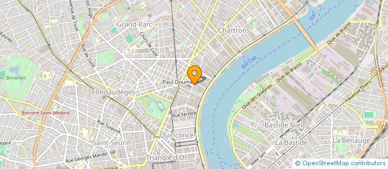 localisation de l'entreprise PASANTARI à BORDEAUX