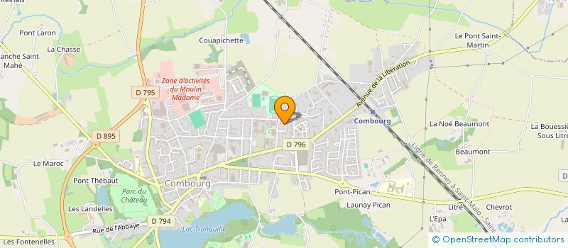 localisation de l'entreprise PASAPAS COMBOURG à COMBOURG
