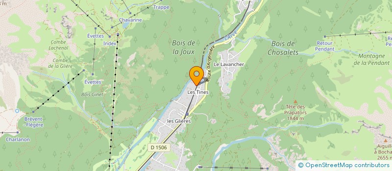 localisation de l'entreprise PASAZIRO à CHAMONIX-MONT-BLANC