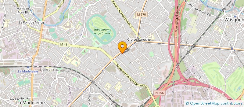 localisation de l'entreprise PASBECQ  MARCQ-EN-BARUL