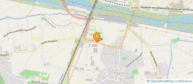 localisation de l'entreprise PASBERI  ROGNONAS