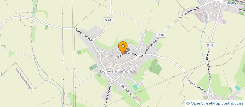 localisation de l'entreprise PASCABELLE à LIGNY-EN-CAMBRESIS