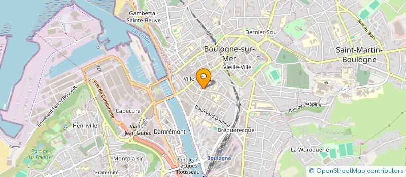 localisation de l'entreprise PASCAL à BOULOGNE-SUR-MER