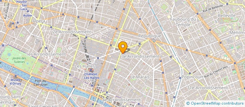 localisation de l'entreprise PASCAL à PARIS